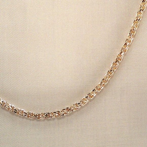 New Double Link Silver 925 Necklace